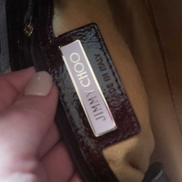Jimmy Choo lizard embossed bag and a free book. - Picture 4 of 15